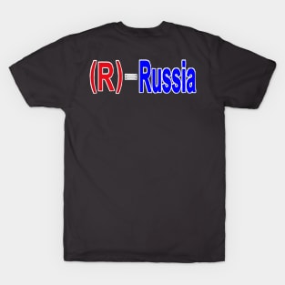 (R) = Russia - Republicans = Russian Assests - Back T-Shirt